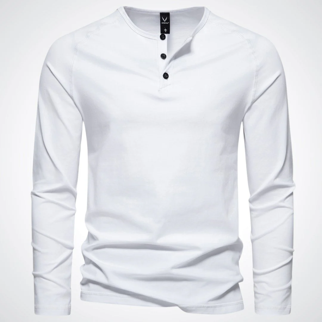 Bruce - Camicia raffinata con maniche lunghe e chiusura con bottoni