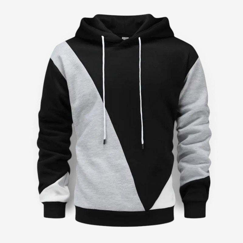 Sportify - Men's Colorblock Hoodie with Adjustable Hood