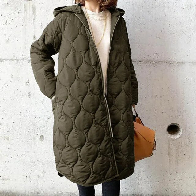 Sophia - Fashionable parka with practical zipper and warmth