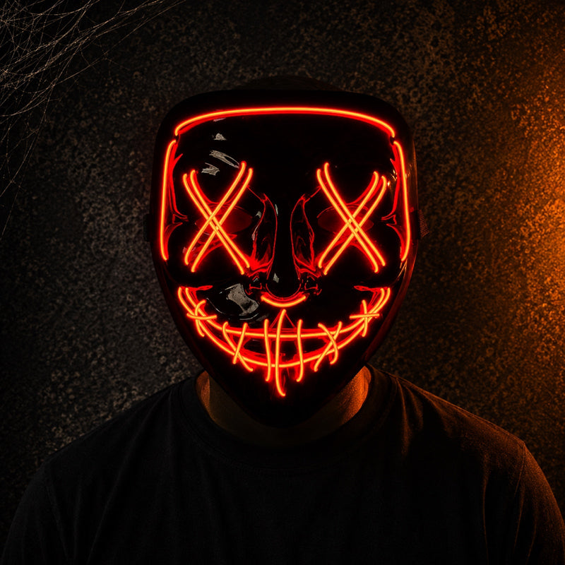 GlowMask – LED maska na halloweenské akce