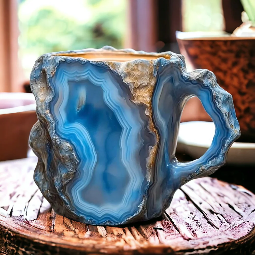 ArtisanAura - Elegant Handmade Stoneware Precious Mug
