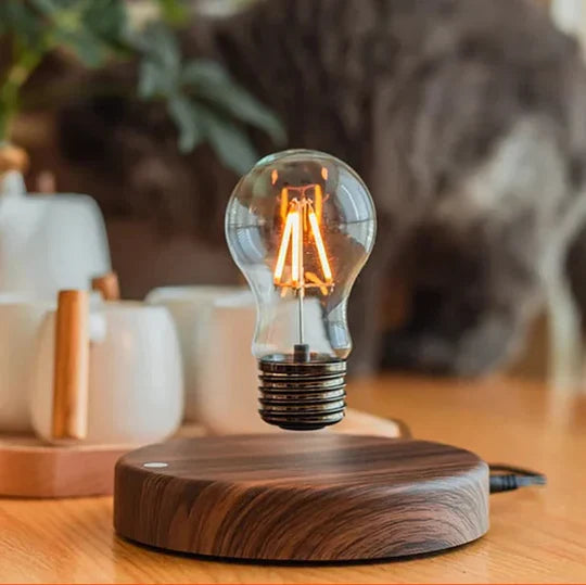 BulbGlow - Unosząca się lampa Edison z magnetyczną lewitacją