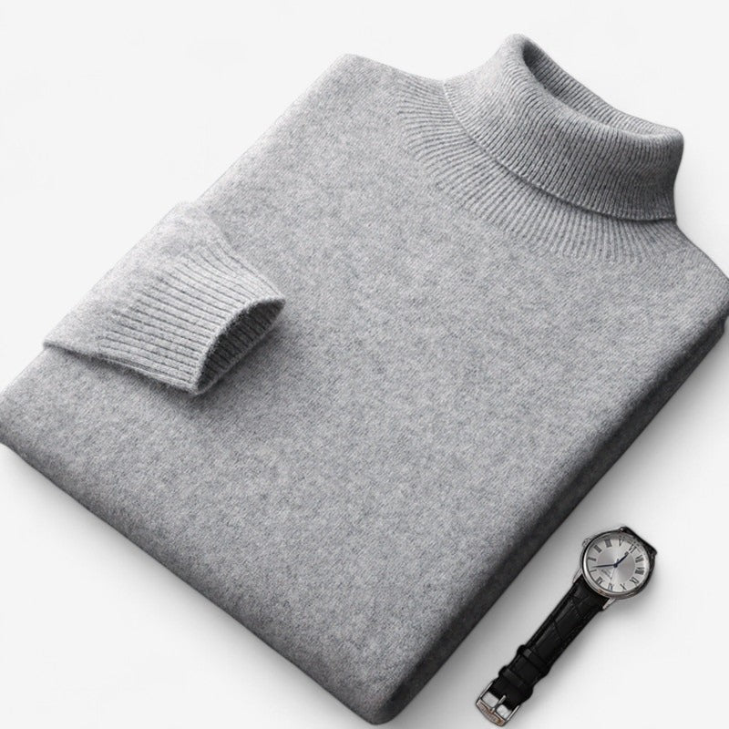 Arjan – Slim fit rolákový svetr s dlouhými rukávy