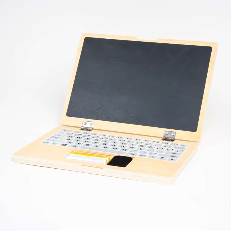 ChalkByte - Laptop din lemn cu ecran tip tablă