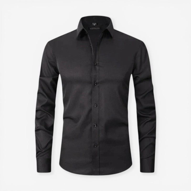 Men’s Slim Fit Long Sleeve Button-Down Shirt