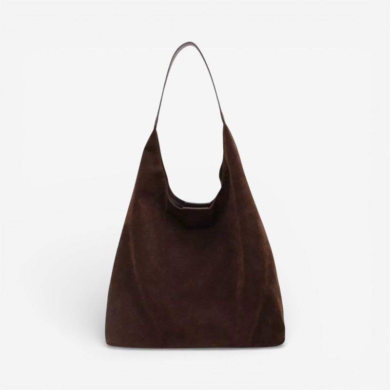 Esme – Tote bag with hasp closure and zipper compartments