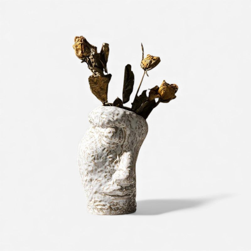 FaceBloom – Vaso decorativo per fiori con design ispirato al volto umano