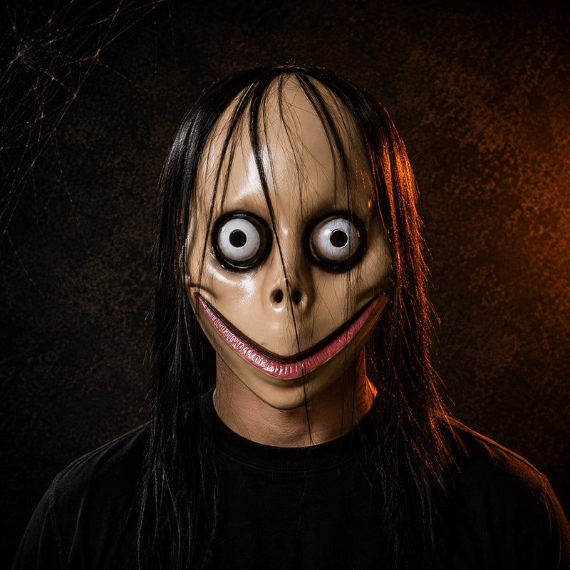 CreepyHair – halloweenská maska s dlouhými vlasy