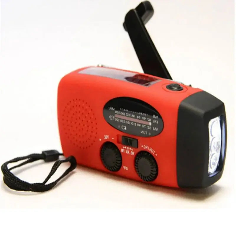 EcoSound - Multifunctional compact radio with waterproof, power bank, and flashlight