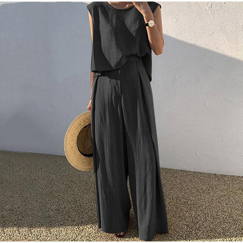 Livia - Set elegant două piese fără mâneci