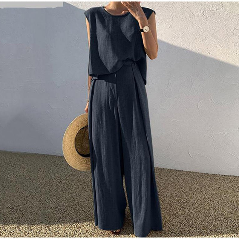 Livia - Set elegant două piese fără mâneci