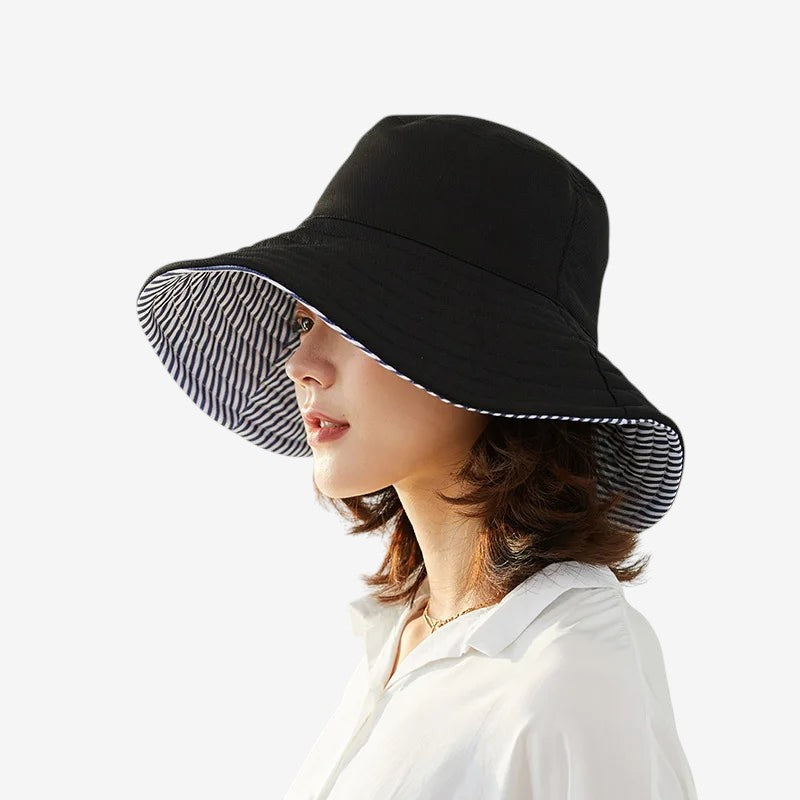 Vyanna - Pălărie tip bucket reversibilă cu design pliabil