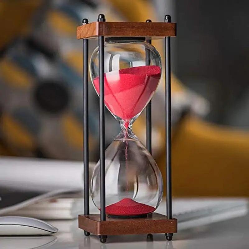 TempoGlass – Timer elegante da 60 minuti con flusso visivo per la gestione del tempo e la concentrazione