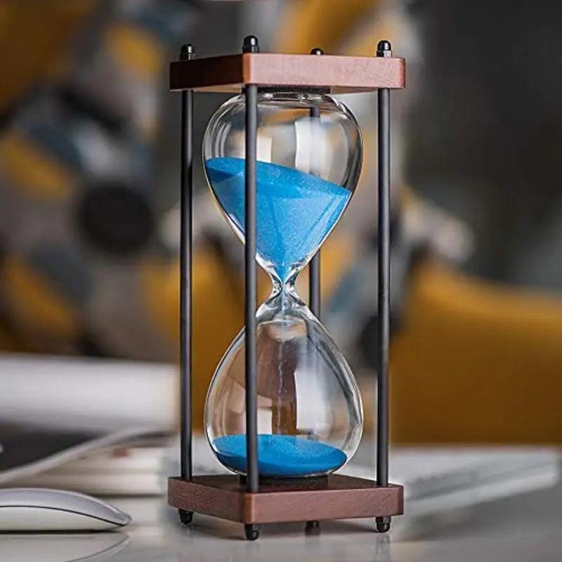 TempoGlass – Timer elegante da 60 minuti con flusso visivo per la gestione del tempo e la concentrazione