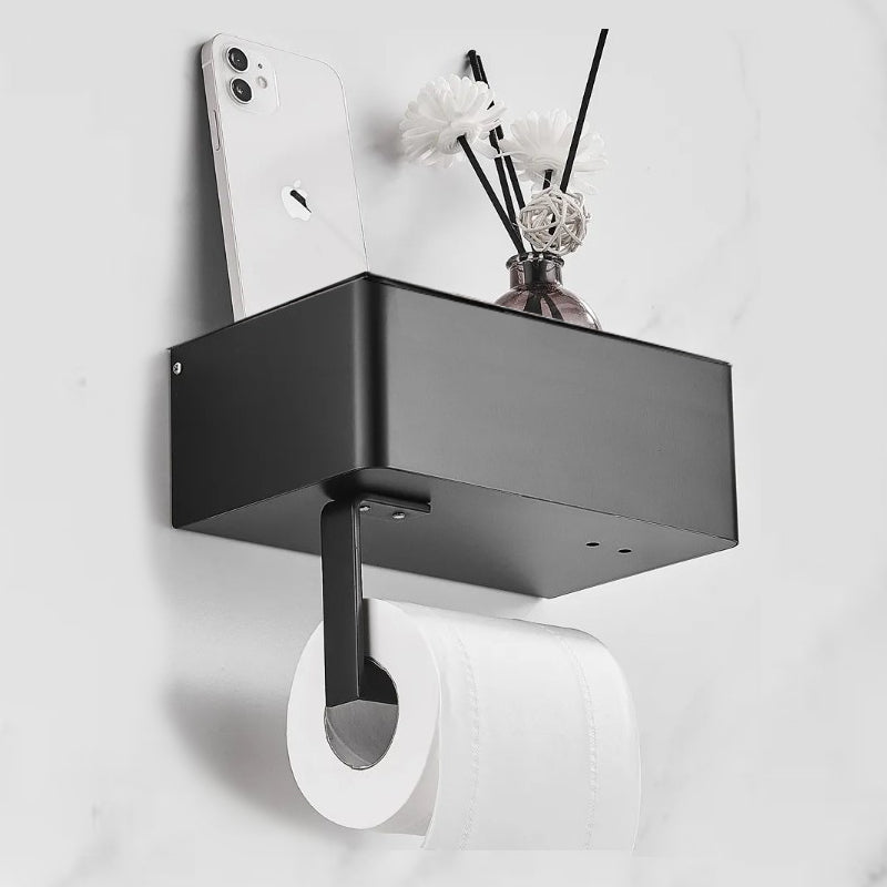 SmartHold - Portarotolo per bagno elegante con spazio contenitivo per un look raffinato del bagno