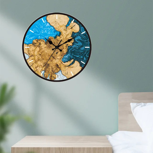 CrystalHour - Orologio da parete trasparente ed elegante per interni moderni