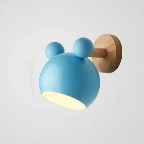 CharmGlow - Przytulna lampka ścienna Mickey Mouse do pokoju dziecięcego