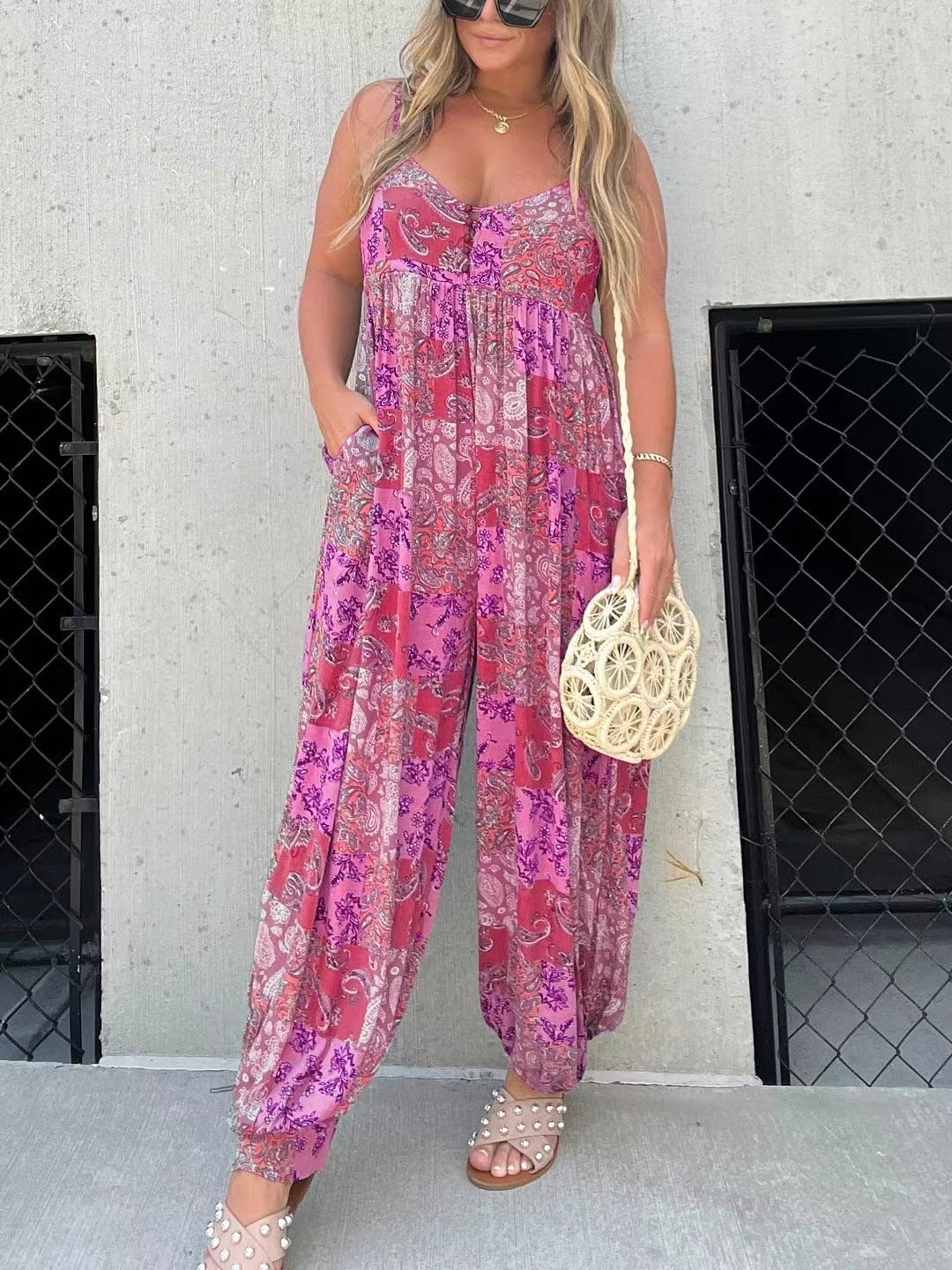 PrintSplash™ - Halter Chic Jumpsuit