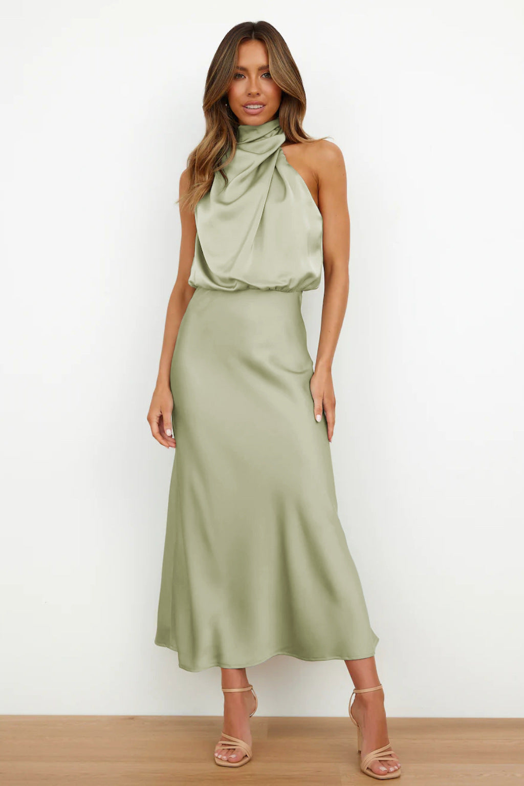 SummerGlow™ - Chic Midi Dress