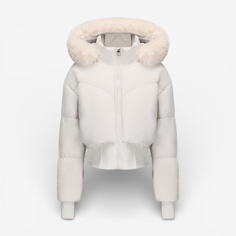 Virelle - Long sleeve padded jacket with zip closure