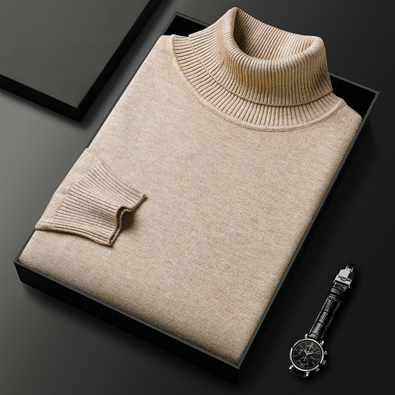 RibTurtle – Turtleneck Sweater with Ribbed Collar and Cuffs