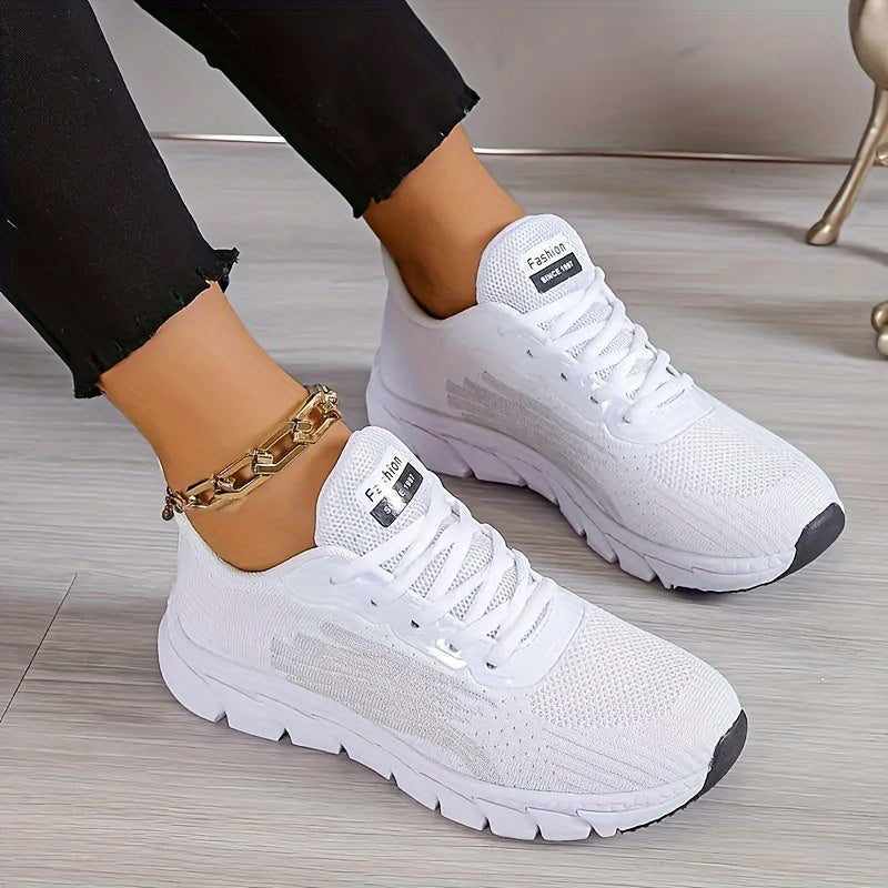 StrideVanta – Zapatillas de running acolchadas con diseño de malla flexible