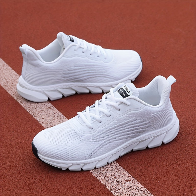 StrideVanta – Zapatillas de running acolchadas con diseño de malla flexible