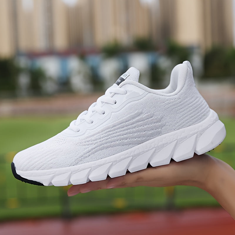 StrideVanta – Zapatillas de running acolchadas con diseño de malla flexible