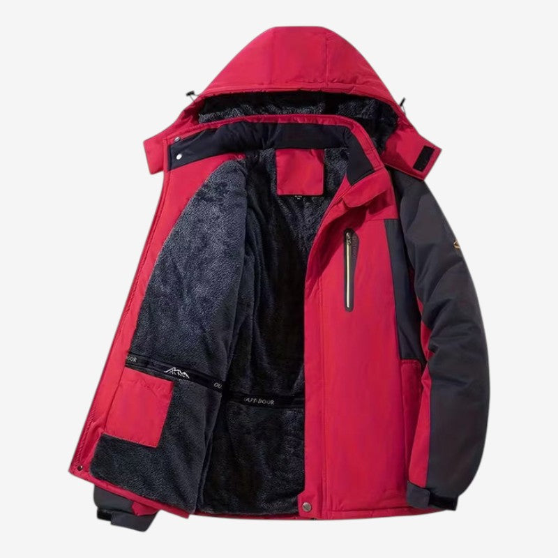 ZipWarm - Men's Winter Coat with Hooded Design