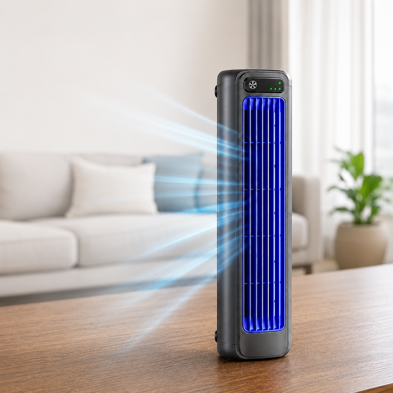 Bladeless Tower Fan with Remote Control