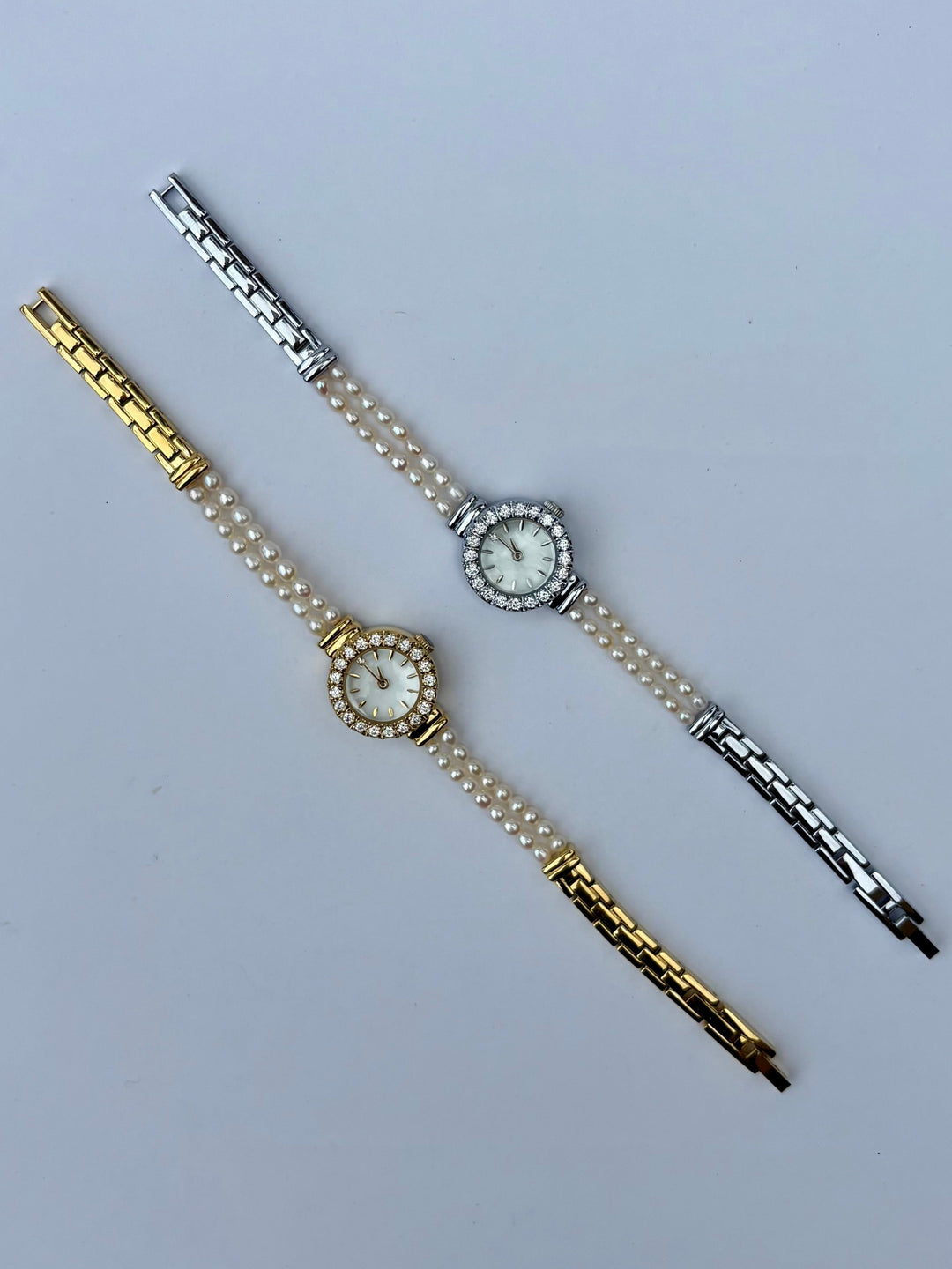 Saskia – Montre moderne avec bracelet style bracelet et cadran classique épuré