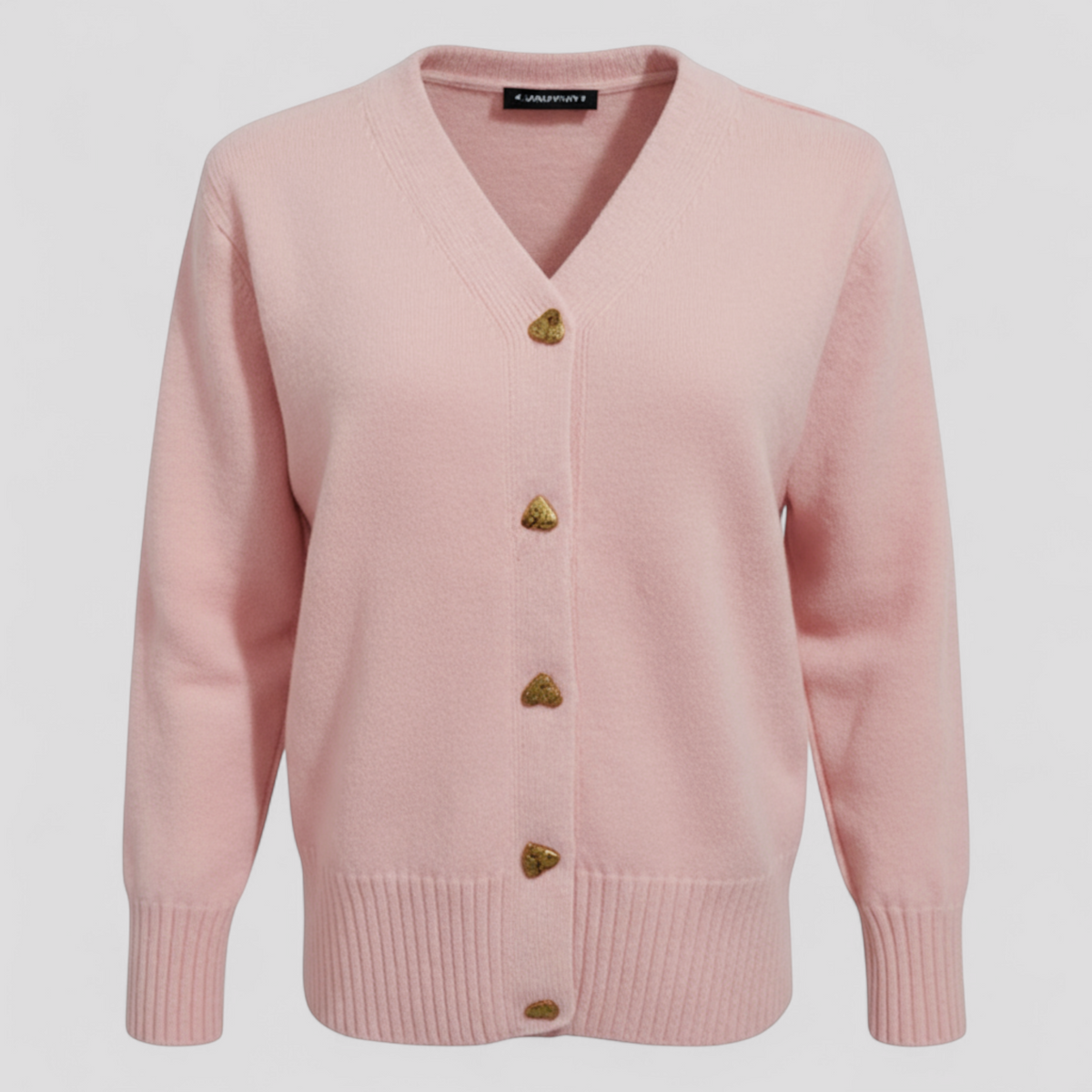 WoolThread - Dámský svetr z merino vlny se zapínáním na knoflíky