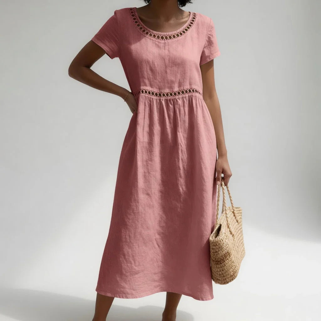 Embroidered Summer Dress for Women