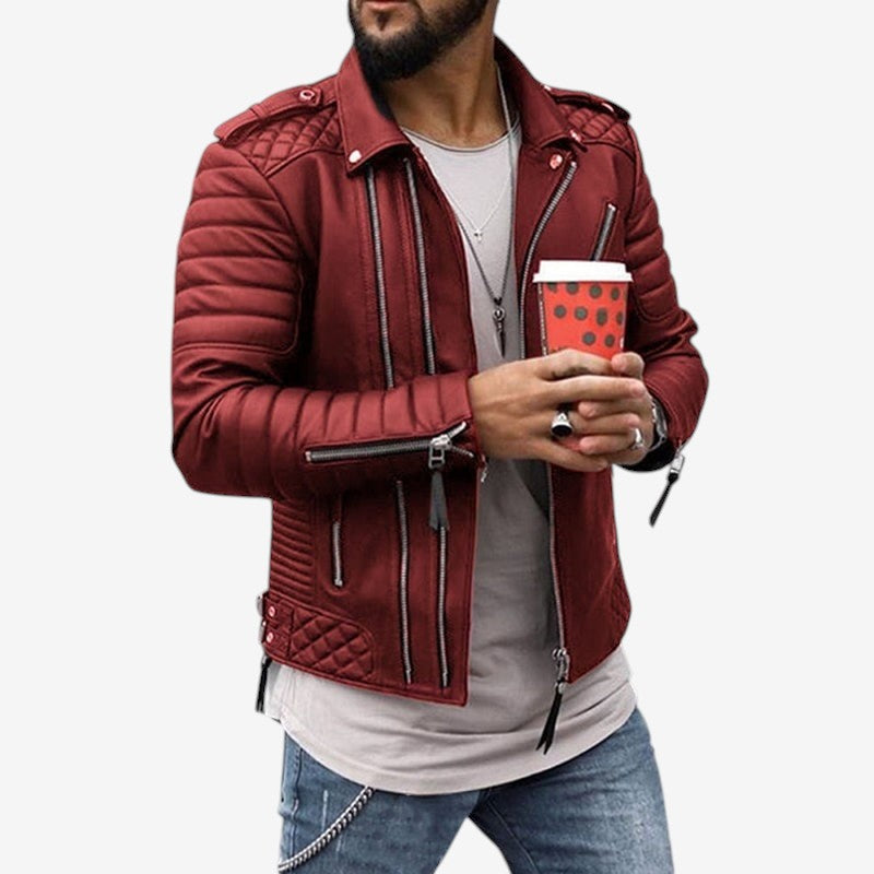 Outerra - Men's Jacket with Adjustable Cuffs and Multiple Pockets