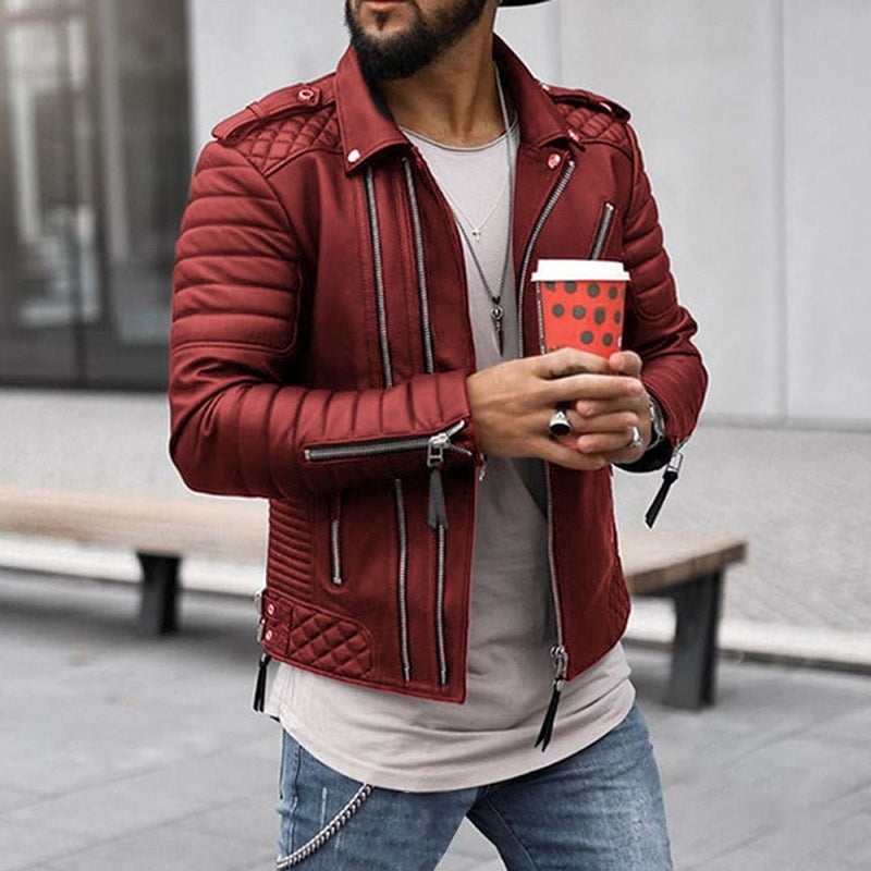 Outerra - Men's Jacket with Adjustable Cuffs and Multiple Pockets