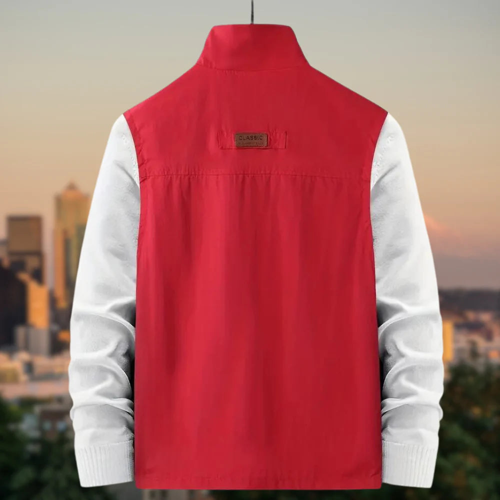 Harry - Casual cardigan with a turned-down collar for a polished look