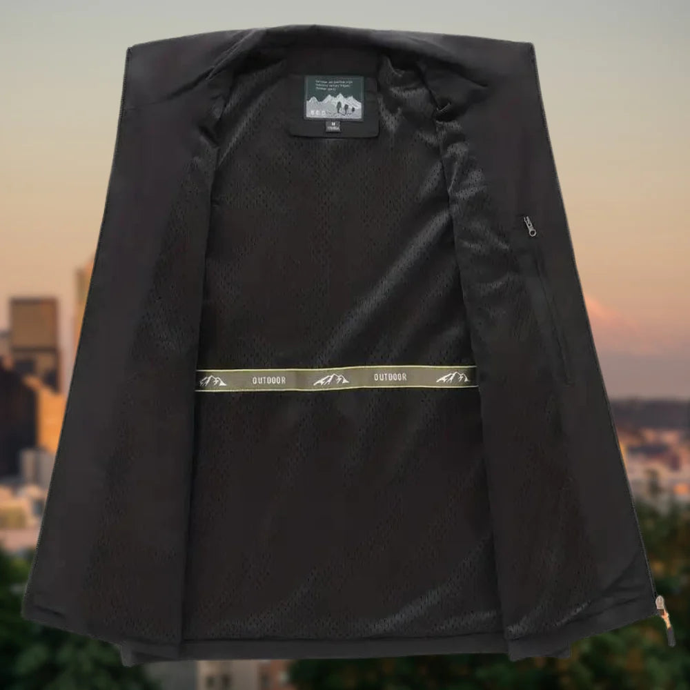 Harry - Casual cardigan with a turned-down collar for a polished look