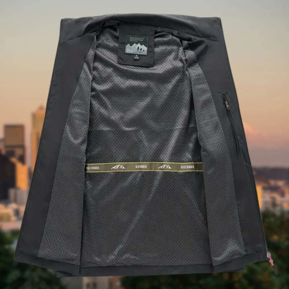 Harry - Casual cardigan with a turned-down collar for a polished look