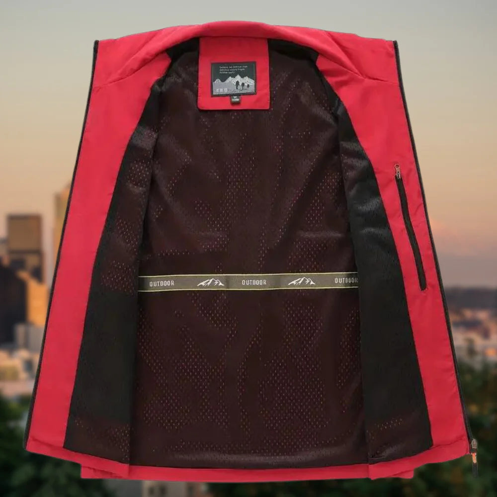 Harry - Casual cardigan with a turned-down collar for a polished look