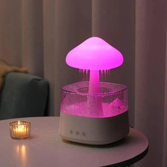 Calm Cloud - Humidificateur d'air silencieux avec lumière douce pour le confort