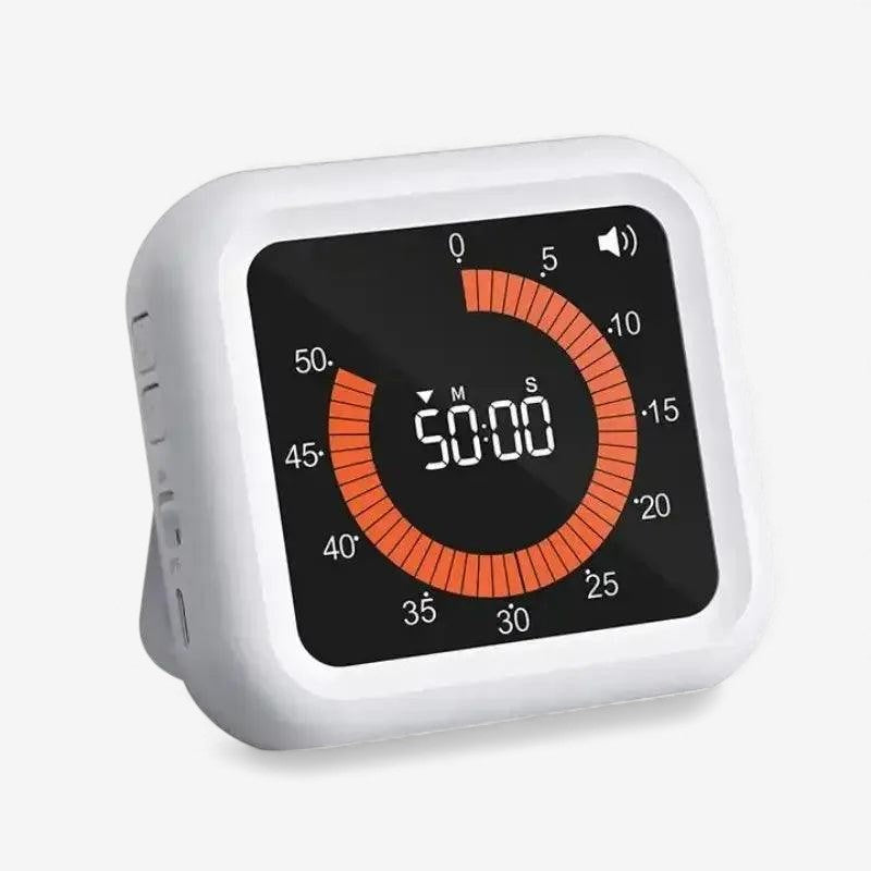 EcoTimer - Digitaal Timer met Verstelbaar Volume en Oplaadbaar Ontwerp