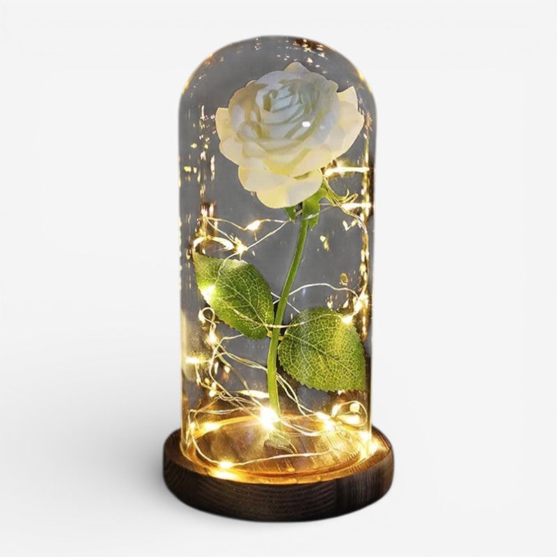 Regalo per la Festa della Mamma | Luce LED Decorativa a Forma di Rosa con Design Portatile