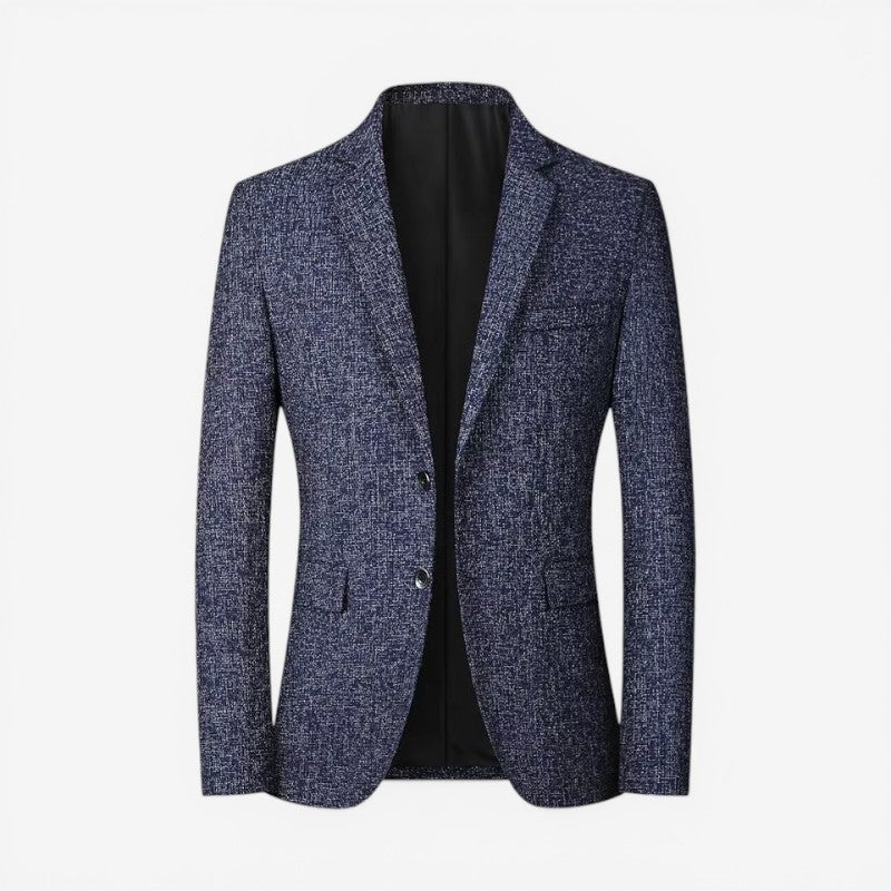 Blazer da uomo slim fit a manica lunga per ufficio ed eventi