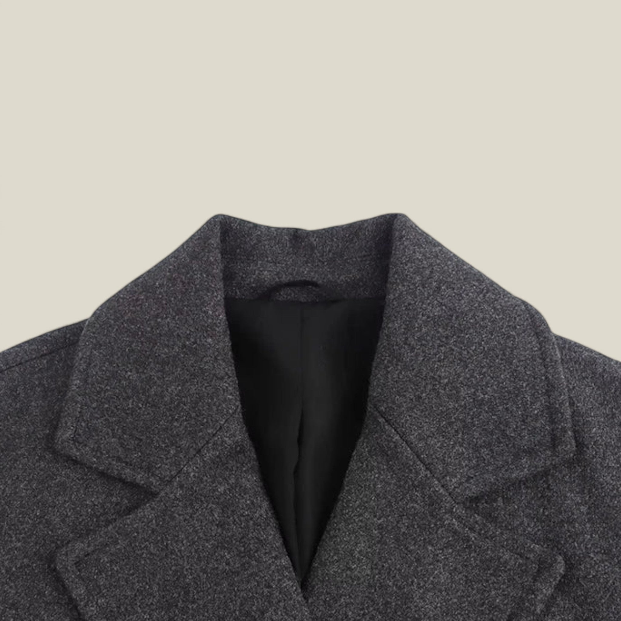 Sophie - Manteau en laine à double boutonnage et coupe décontractée