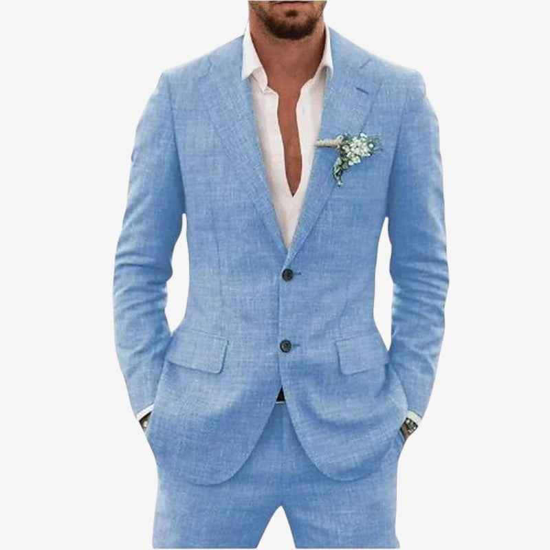 Costum două piese pentru bărbați, sacou și pantaloni
