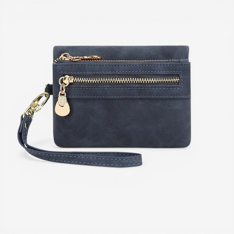 Women Zip-Around Wallet with Coin Purse & Multiple Compartments