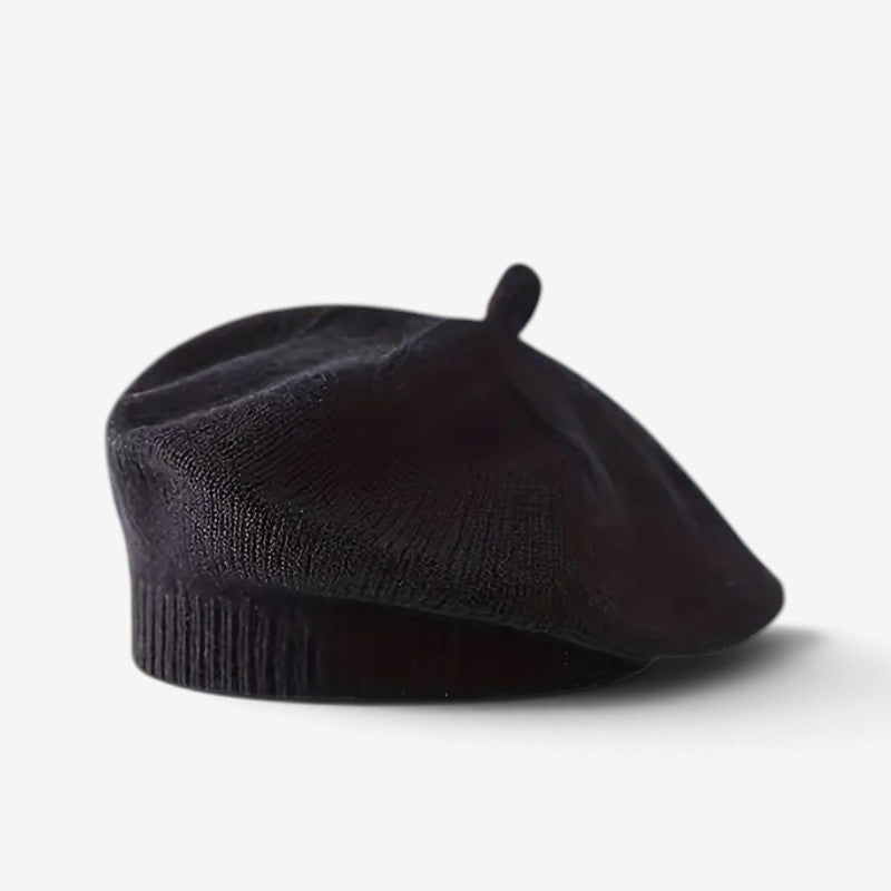 MiniFlora - Béret en tricot pour tout-petit avec motif floral
