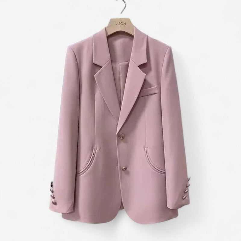 Gloria - Blazer s dlouhými rukávy, zapínáním na knoflíky a několika kapsami