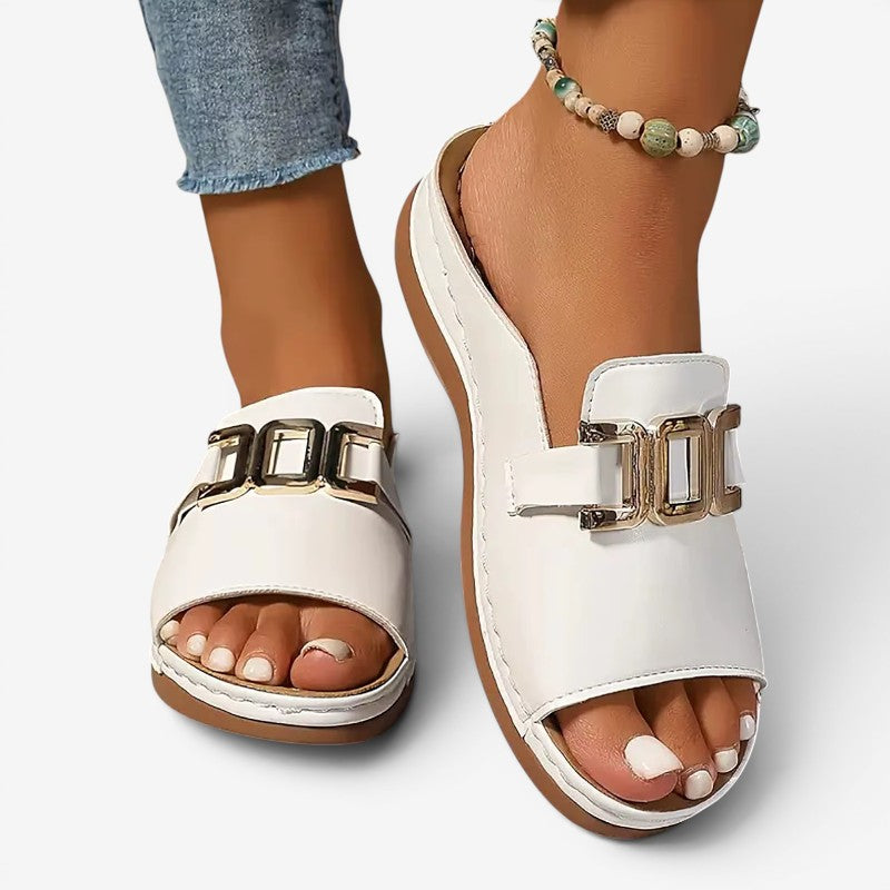 Women’s Slip-On Wedge Heel Sandals