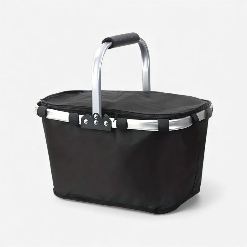 CarryFold – Panier pliable avec poignée et fermeture éclair